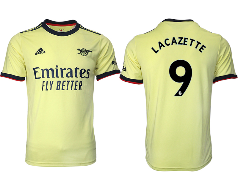 Men 2021-2022 Club Arsenal away aaa version green #9 Soccer Jersey